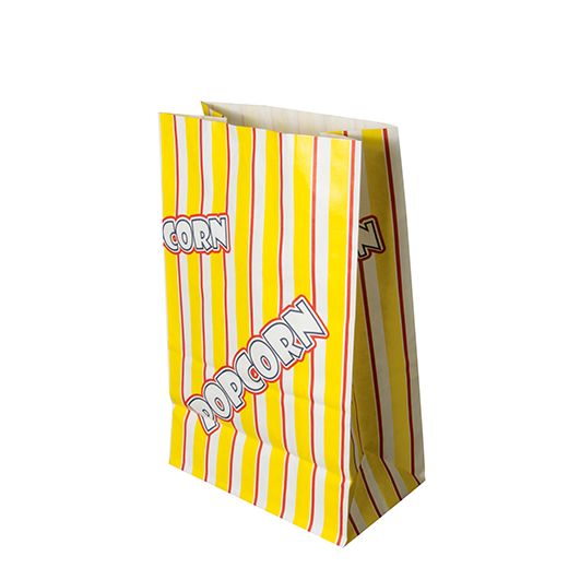 Popcorn zak, vetdicht, 2,5 l 22 cm x 14 cm x 8 cm, popcornzakken 1