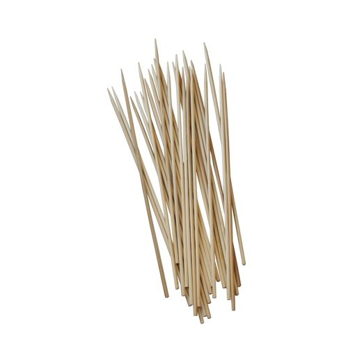 Sjasliekstokjes, hout "pure" Ø 3 mm · 20 cm, satéprikkers, satéstokjes, barbecue spiezen 1