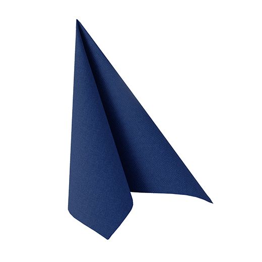 Servetten "ROYAL Collection" 1/4 vouw 33 cm x 33 cm donkerblauw 1