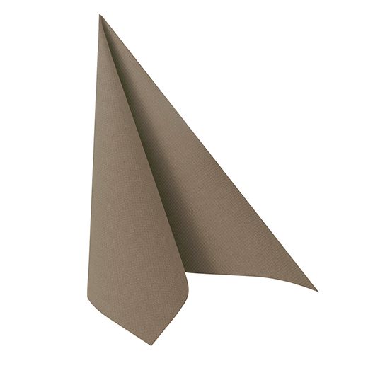 Servetten "ROYAL Collection" 1/4 vouw 40 cm x 40 cm grijs 1