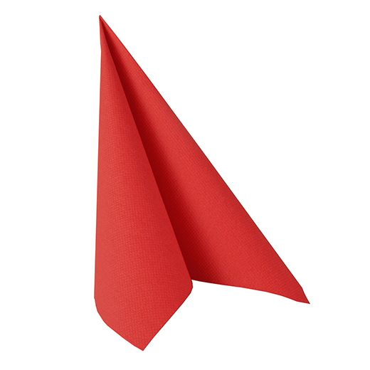 Servetten "ROYAL Collection" 1/4 vouw 40 cm x 40 cm rood 1