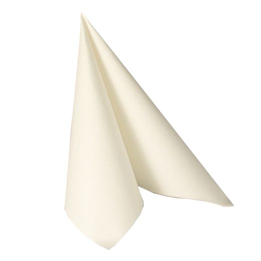 Servetten "ROYAL Collection" 1/4 vouw 48 cm x 48 cm wit 1