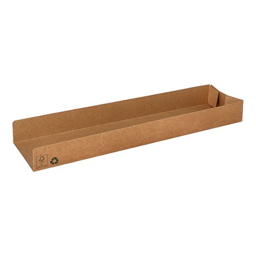 Panini inschuif tray karton "pure" 28,5 cm x 7,5 cm FSC 1