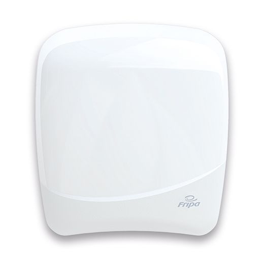 Halfautomatische dispenser voor handdoekrollen 38 x 33,5 x 25,3 cm wit, handdoekautomaat, handdoekroldispenser, vellengte instelbaar tot ca. 28 cm 1