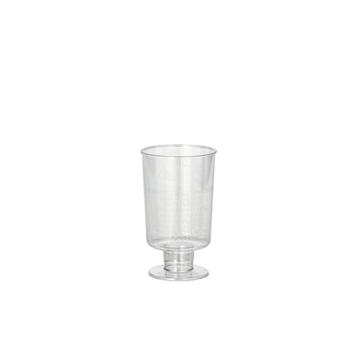 Borrelglas op voet, PS 4 cl Ø 3,8 cm · 6,3 cm glashelder, shotglas 40 ml 1