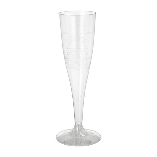 Champagne flutes, PS 0,1 l Ø 5,1 cm · 17 cm wegwerp champagneglazen, 1-delig 1