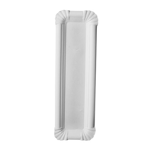 Borden, karton "pure" plein 6,5 cm x 22 cm wit 1