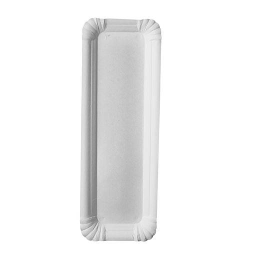 Borden, karton "pure" plein 8 cm x 23 cm wit 1