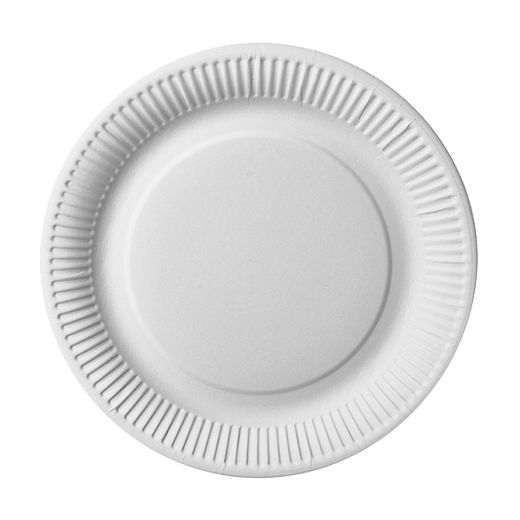 Borden, karton "pure" rond Ø 26 cm wit extra sterk 1