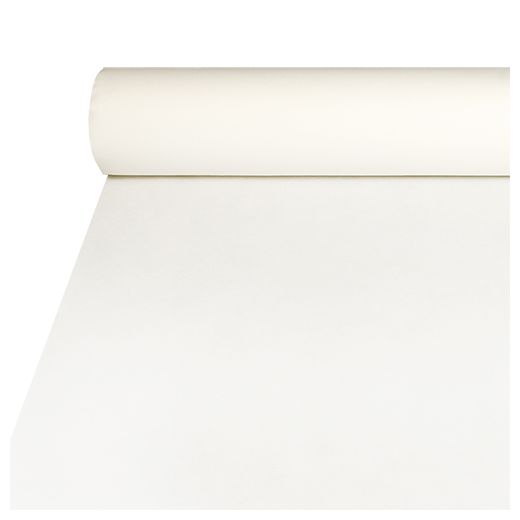Tafelkleed, Airlaid 20 m x 1,2 m wit 1