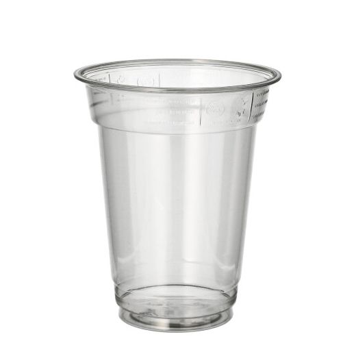 Bekers "Hurricane", PET 0,3 l Ø 9,5 cm · 10,5 cm glashelder 1