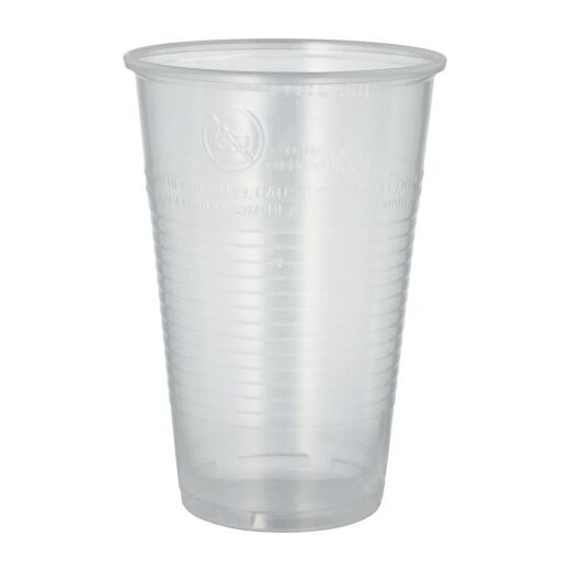 Drinkbekers, PP 0,5 l Ø 9,5 cm · 13,7 cm helder met schuimkraag 1