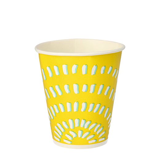 Kartonnen drinkbekers voor koude dranken 0,3 l Ø 8,97 cm · 10 wit 1