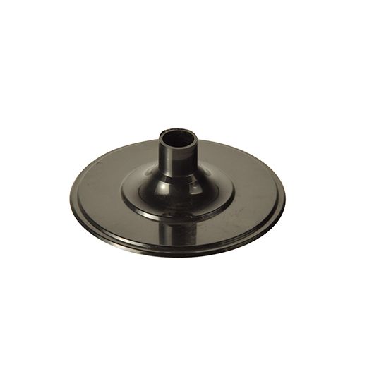 Voetjes voor champagneglazen / flutes met steel, rond Ø 6,55 cm · 2,05 cm zwart 1