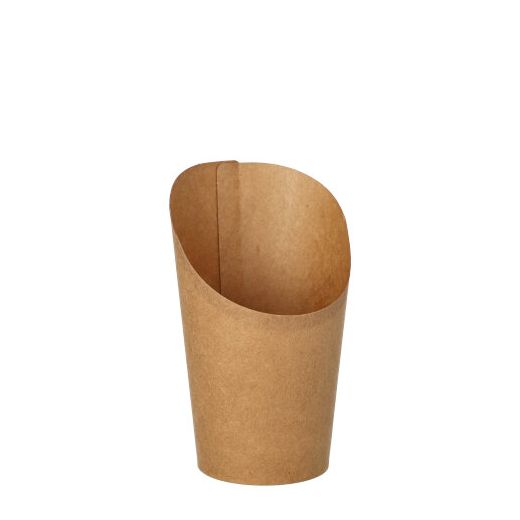Scoop beker, Wrap Cups, karton (100% FAIR) | 230 ml  10 cm x 6 cm x 8 cm 1