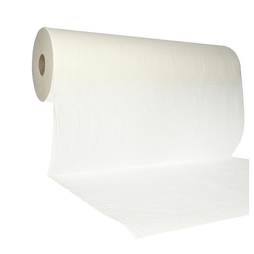 Fripa onderzoektafelpapier "Duo Line+", wit, scheurperforatie per 38 cm, 100 m x 50 cm, behandeltafelpapier, onderzoeksbankpapier 1