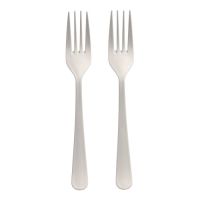 Herbruikbare vorken van PP-MF 19 cm wit, extra stabiele vork reusable in dispenserdoos