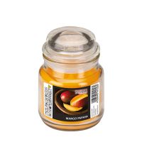 "Flavour by GALA" kaars in snoeppot Ø 63 mm · 85 mm perzik - Mango-Papaya