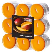 "Flavour by GALA" Geurkaars Ø 37,5 mm · 16,6 mm perzik - Mango-Papaya