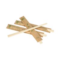 Eetstokjes chopsticks van hout 21 cm in hoesje, per paar verpakt