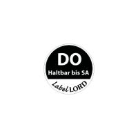 "LabelLord" etiketten Ø 19 mm zwart, "Aqualabel", houdbaarheid van 2 dagen, DO weg op ZA, afwasbaar, HACCP