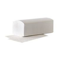 Handdoekjes V-vouw 23 cm x 25 cm wit "Eco" 2-laags (20x160)
