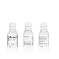 Douchegel & shampoo "Hotel Care" 19 ml transparant, probeerflesjes, testers, reisflesje, mini flesje
