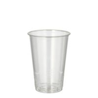 Drinkbekers voor koude dranken, PLA "pure" 0,2 l Ø 7,03 cm · 9,7 cm glashelder