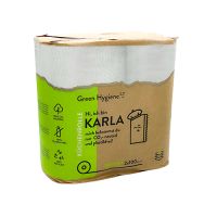 "Green Hygiene" Keukenrollen "KARLA" Ø 13,8 cm · 22 cm x 24,1 cm 100 vellen, 3-laags