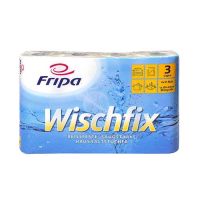 Fripa "Wischfix" keukenrollen, 3-laags keukenpapier, wit, 51 vellen per rol