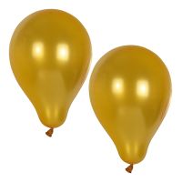Ballonnen Ø 25 cm goud
