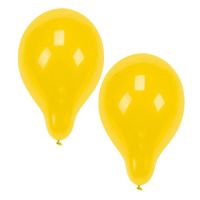 Ballonnen Ø 25 cm geel