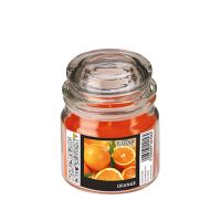 "Flavour by GALA" Snoeppot met waxvulling, MAXI Ø 90 mm · 120 mm oranje - Orange