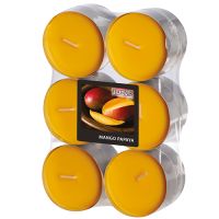 "Flavour by GALA" Maxi geurtheelichten Ø 58 mm · 24 mm perzik - Mango-Papaya