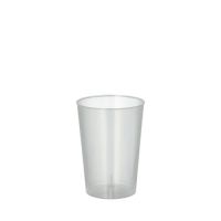 Herbruikbare drinkbekers, PP 0,1 l Ø 5,2 cm · 7,4 cm helder onbreekbaar