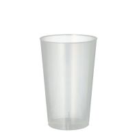 Herbruikbare drinkbekers, PP 0,3 l Ø 7,8 cm · 11,8 cm helder onbreekbaar