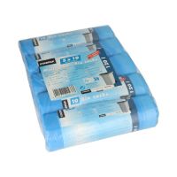 Huisvuilzakken met treklint, HDPE 120 l 100 cm x 70 cm blauw