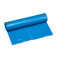 Industriezakken, LDPE 120 l 110 cm x 70 cm blauw