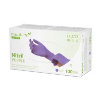 Handschoenen Nitril poedervrij paars "Nitril Purple" L
