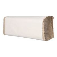 Papieren handdoekjes voor handdoekdispenser zigzag, 1-laags, 23 x 25 cm, handdoekpapier in B-kwaliteit