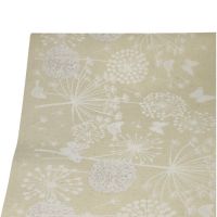 Papieren tafelkleed op rol, 3 m x 1,2 m, beige "Meadow", weidelandschap