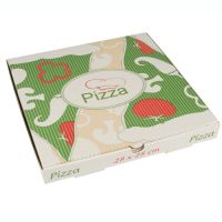 Pizzadozen, Cellulose "pure" plein 28 cm x 28 cm x 3 cm