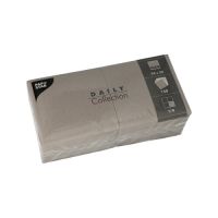 Servetten "DAILY Collection" 1/4 vouw 24 cm x 24 cm FSC grijs