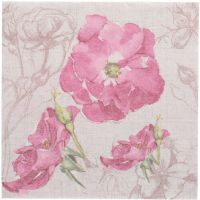 Servetten "ROYAL Collection" 1/4 vouw 40 cm x 40 cm violet "Blossom"