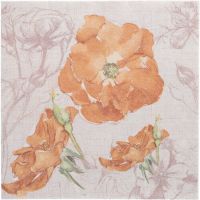 Servetten "ROYAL Collection" 1/4 vouw 40 cm x 40 cm nectarine "Blossom"