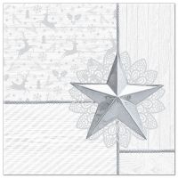 Servetten "ROYAL Collection" 1/4 vouw 40 cm x 40 cm wit "Rising Star"