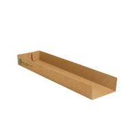 Panini inschuif tray karton "pure" 28,5 cm x 7,5 cm FSC