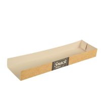 Panini inschuif tray karton "pure"  28,5 cm x 7,5 cm