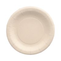 Borden gemaakt van agrarische restmateriaal "pure" rond Ø 18 cm wit