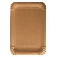 Borden, karton "pure" rectangular 16,5 cm x 23 cm bruin